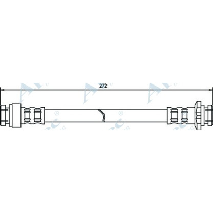 Zdjęcie Przewód hamulcowy elastyczny APEC braking HOS3093