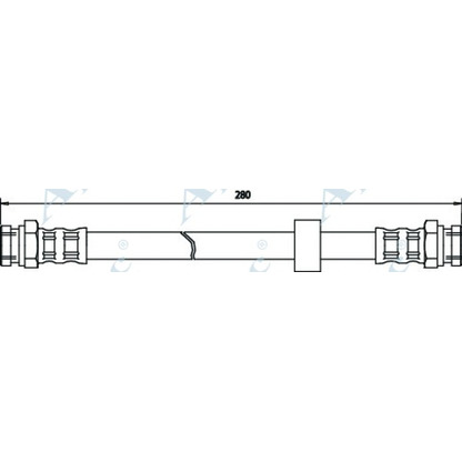 Zdjęcie Przewód hamulcowy elastyczny APEC braking HOS3130