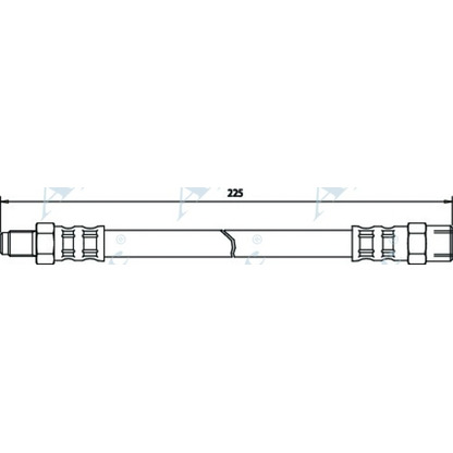 Photo Flexible de frein APEC braking HOS3149