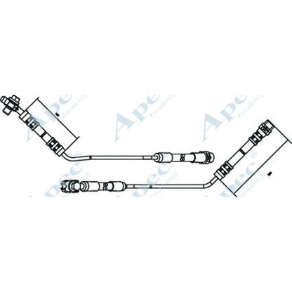 Foto Bremsschlauch APEC braking HOS3155