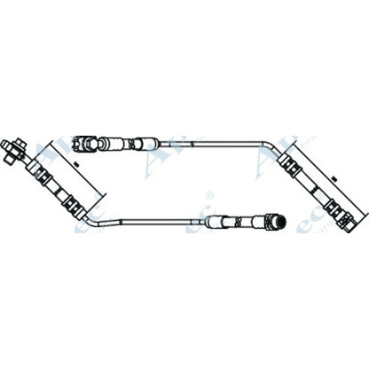 Foto Tubo flexible de frenos APEC braking HOS3156