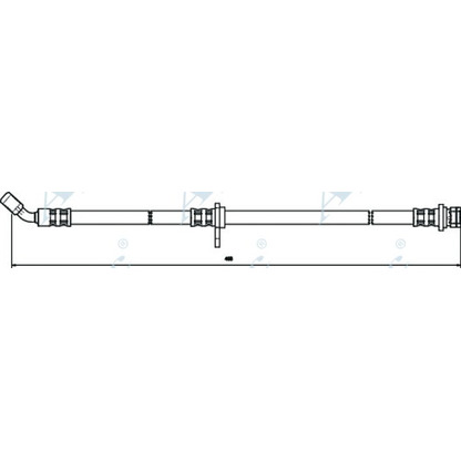 Photo Flexible de frein APEC braking HOS3187