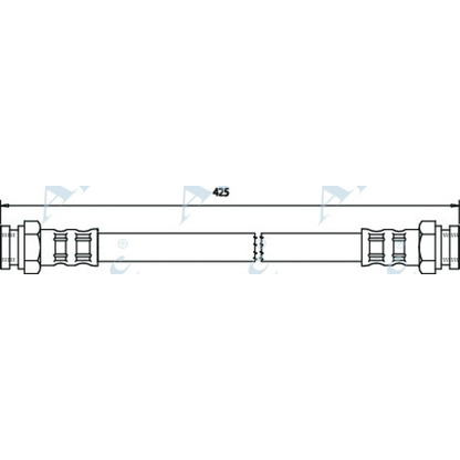 Foto Tubo flexible de frenos APEC braking HOS3189