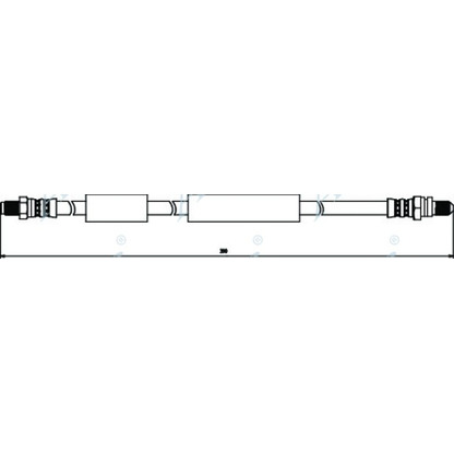 Zdjęcie Przewód hamulcowy elastyczny APEC braking HOS3193