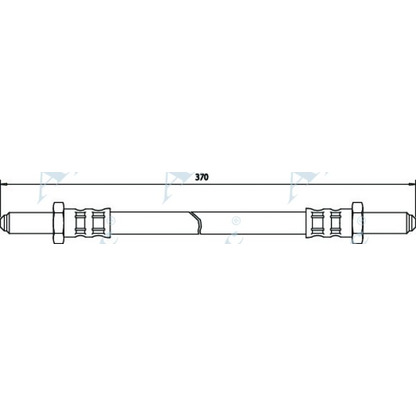 Zdjęcie Przewód hamulcowy elastyczny APEC braking HOS3198