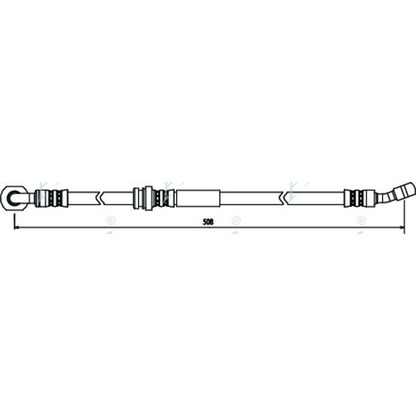 Фото Тормозной шланг APEC braking HOS3205