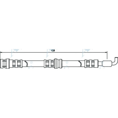 Zdjęcie Przewód hamulcowy elastyczny APEC braking HOS3218