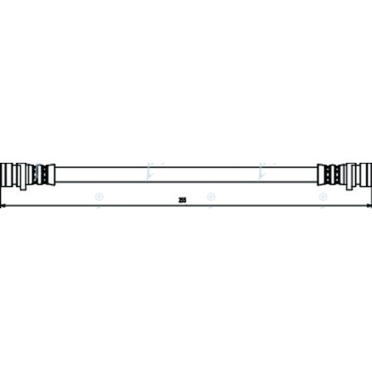 Foto Tubo flexible de frenos APEC braking HOS3219