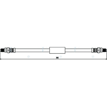Zdjęcie Przewód hamulcowy elastyczny APEC braking HOS3249