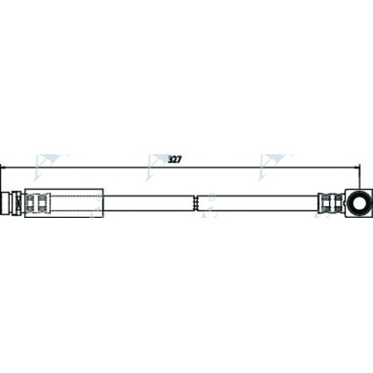 Фото Тормозной шланг APEC braking HOS3291