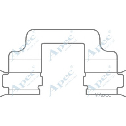 Foto Kit accessori, Pastiglia freno APEC braking KIT1056