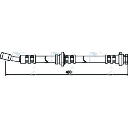 Zdjęcie Przewód hamulcowy elastyczny APEC braking HOS3347