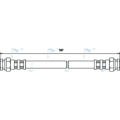 Zdjęcie Przewód hamulcowy elastyczny APEC braking HOS3423
