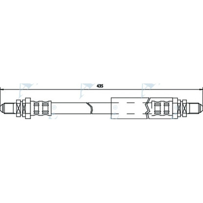 Zdjęcie Przewód hamulcowy elastyczny APEC braking HOS3424