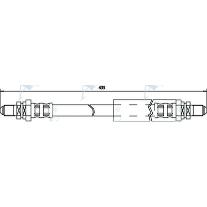 Фото Тормозной шланг APEC braking HOS3424