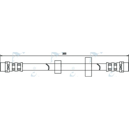 Zdjęcie Przewód hamulcowy elastyczny APEC braking HOS3435