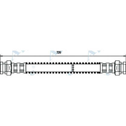 Zdjęcie Przewód hamulcowy elastyczny APEC braking HOS3443