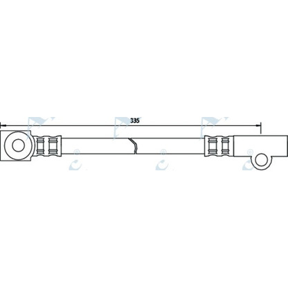 Zdjęcie Przewód hamulcowy elastyczny APEC braking HOS3454