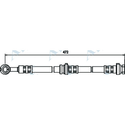 Photo Flexible de frein APEC braking HOS3456