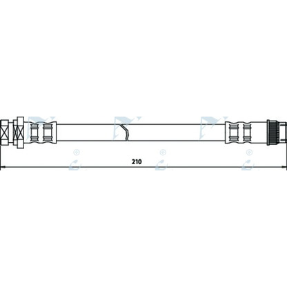 Photo Flexible de frein APEC braking HOS3469