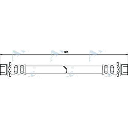 Фото Тормозной шланг APEC braking HOS3476