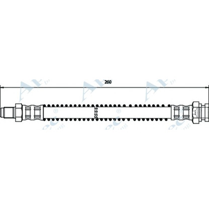 Zdjęcie Przewód hamulcowy elastyczny APEC braking HOS3481