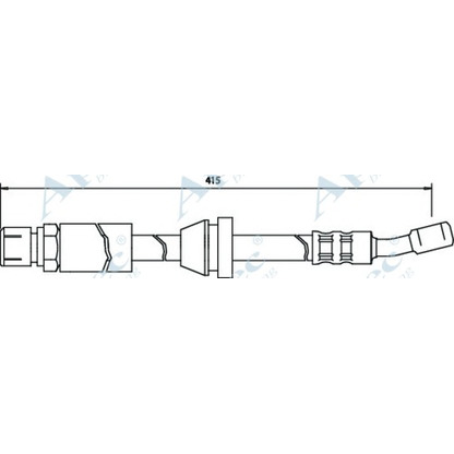 Foto Tubo flexible de frenos APEC braking HOS3499