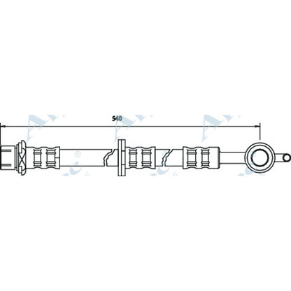 Фото Тормозной шланг APEC braking HOS3511