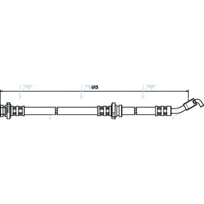 Photo Brake Hose APEC braking HOS3517