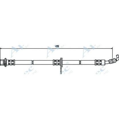 Фото Тормозной шланг APEC braking HOS3532