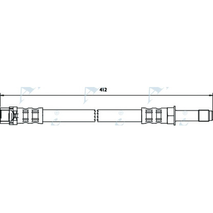 Photo Flexible de frein APEC braking HOS3538