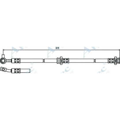 Photo Flexible de frein APEC braking HOS3576