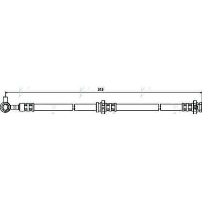 Photo Brake Hose APEC braking HOS3577