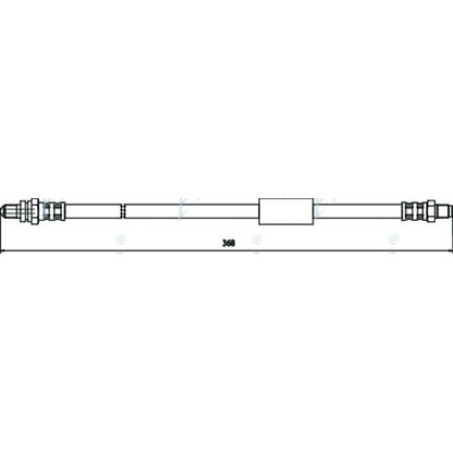 Zdjęcie Przewód hamulcowy elastyczny APEC braking HOS3581