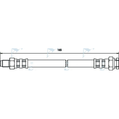 Zdjęcie Przewód hamulcowy elastyczny APEC braking HOS3588