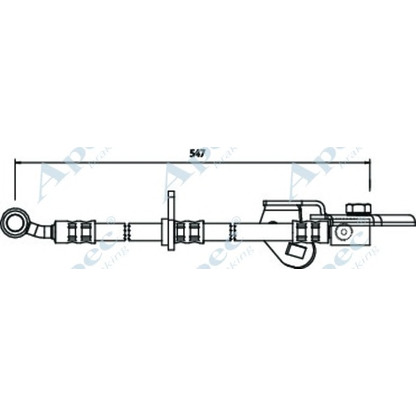 Foto Flessibile del freno APEC braking HOS3594