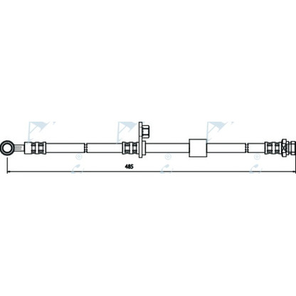 Фото Тормозной шланг APEC braking HOS3596