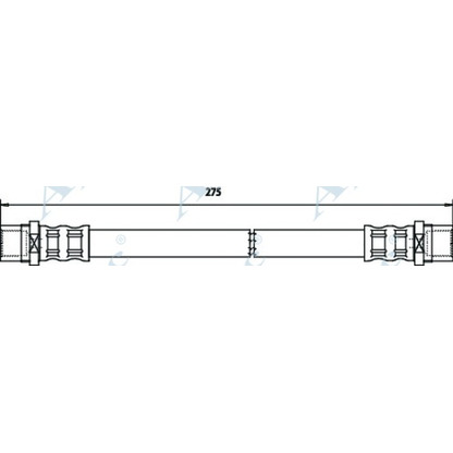 Photo Flexible de frein APEC braking HOS3601