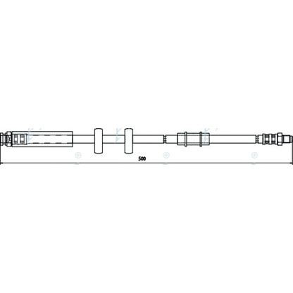 Photo Flexible de frein APEC braking HOS3614