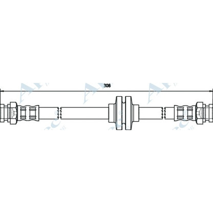 Photo Brake Hose APEC braking HOS3615