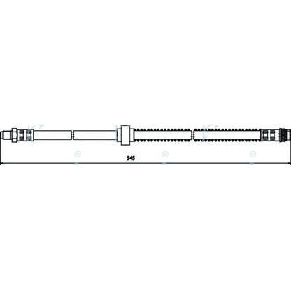Zdjęcie Przewód hamulcowy elastyczny APEC braking HOS3618