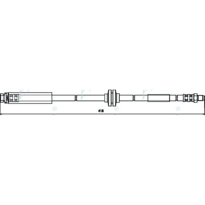 Photo Brake Hose APEC braking HOS3620