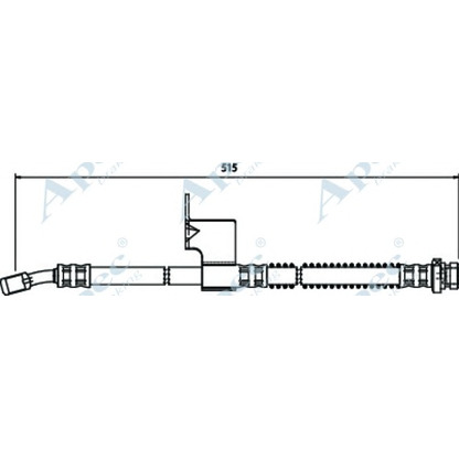 Photo Brake Hose APEC braking HOS3649