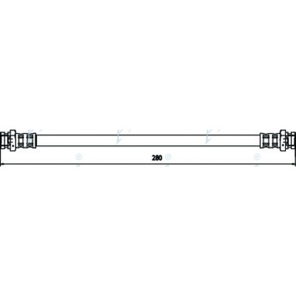 Photo Flexible de frein APEC braking HOS3658