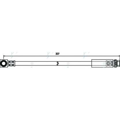 Foto Bremsschlauch APEC braking HOS3660