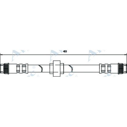 Foto Tubo flexible de frenos APEC braking HOS3666