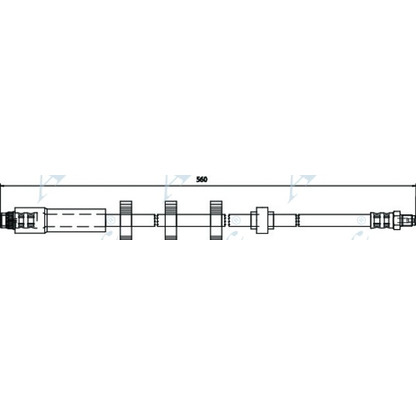 Photo Brake Hose APEC braking HOS3668