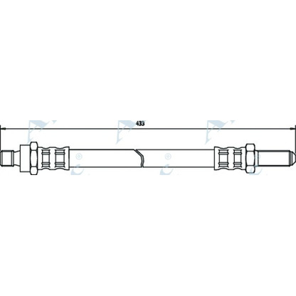 Zdjęcie Przewód hamulcowy elastyczny APEC braking HOS3674