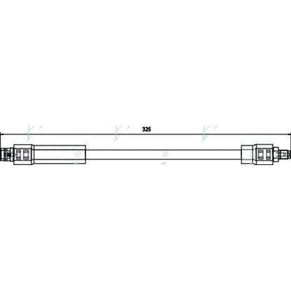 Zdjęcie Przewód hamulcowy elastyczny APEC braking HOS3686