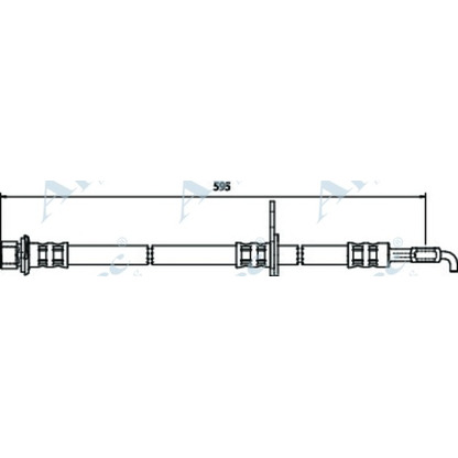 Фото Тормозной шланг APEC braking HOS3694